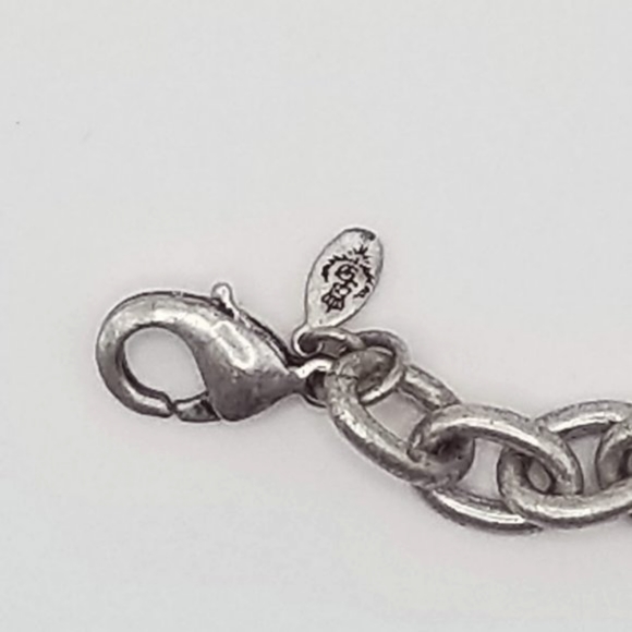 Premier Designs Reversible Silver Tone Animal Print Cleopatra Style Necklace - Picture 6 of 6